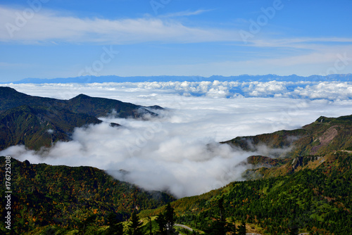 長野県 志賀高原 横手山からの雲海