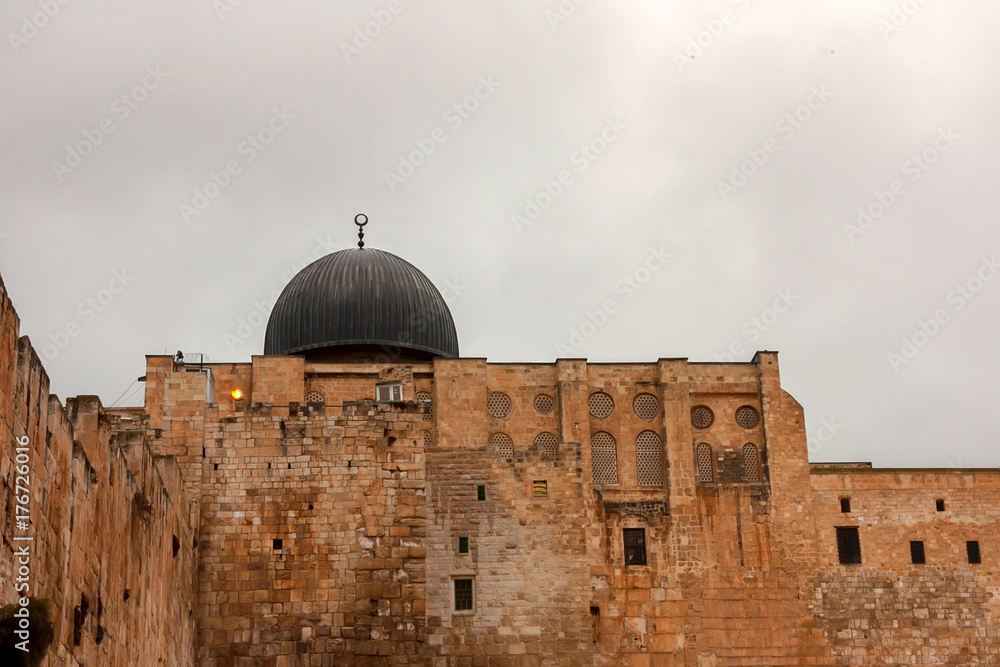 Fototapeta premium Al-Aqsa mosque in Old City of Jerusalem, Israel