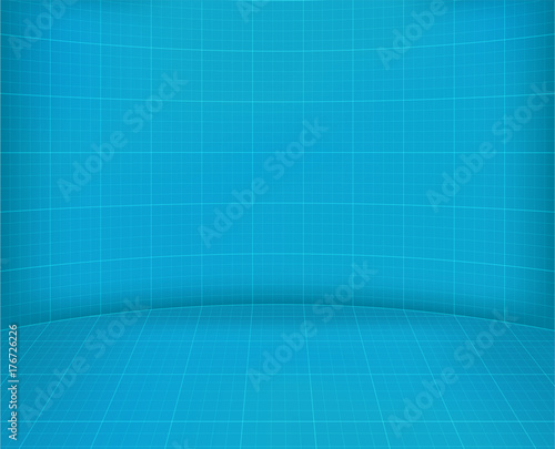 blue screen background with grid line