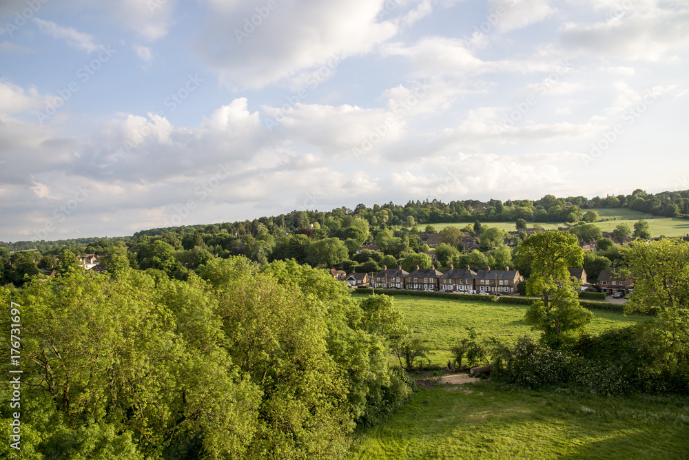 Aerial view of Buckinghamshire Landscape Aerial view of Buckinghamshire Landscape