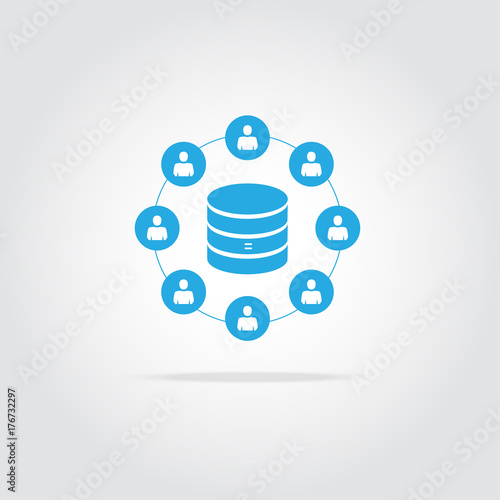 Customer database icon