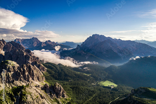 National Nature Park Tre Cime In the Dolomites Alps. Beautiful nature of Italy. © Andrei Armiagov