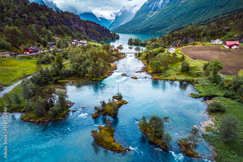 Beautiful Nature Norway aerial photography. © Andrei Armiagov