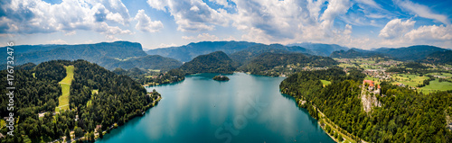 Slovenia - Panorama resort Lake Bled. photo