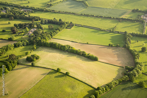 Fototapeta Widok z lotu ptaka krajobraz Buckinghamshire