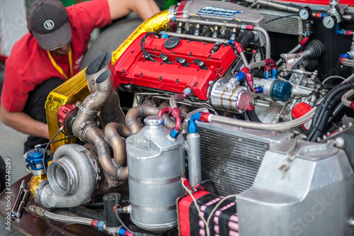 Fixing automotive engine
