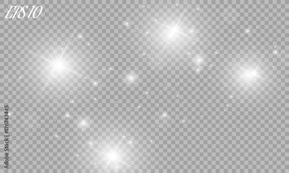 Glow light effect. Vector illustration. Christmas flash. dust Glow light effect. Vector illustration. Christmas flash. dust