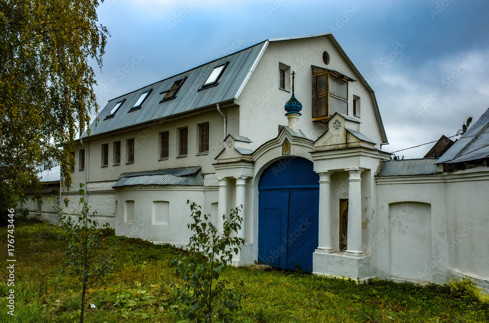 Architecture of Bogolyubsky Monastery, Vladimir, Russia
