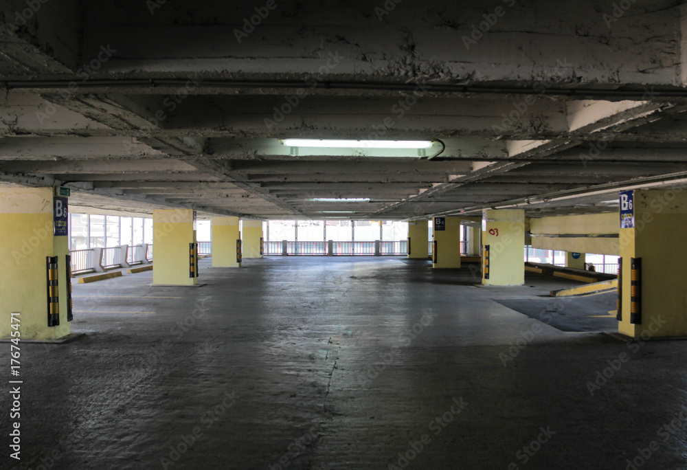 Empty parking place