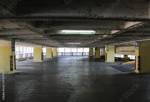 Empty parking place