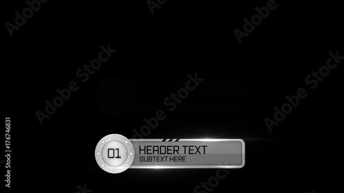 Steel Sliding Lower Third