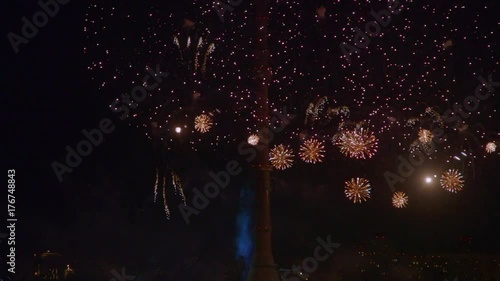 Fireworks TV tower in Background, Circle Of Light 2017