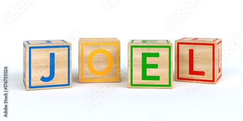 Obraz na plátne Name Joel bunte Würfel