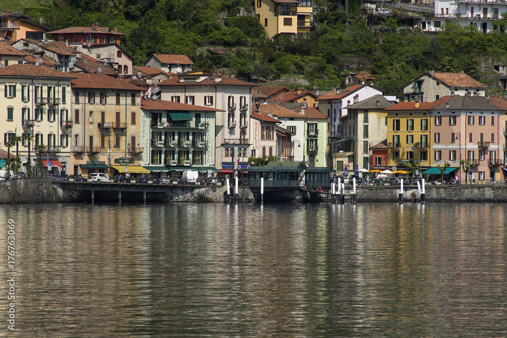  Argegno, little town in the  western branch of lake Como