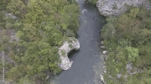 Wallpaper Mural Croatia Drone Over River Torontodigital.ca