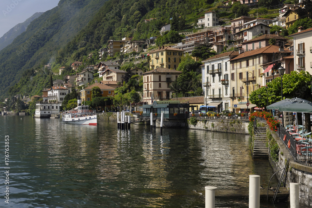  Argegno, little town in the  western branch of lake Como