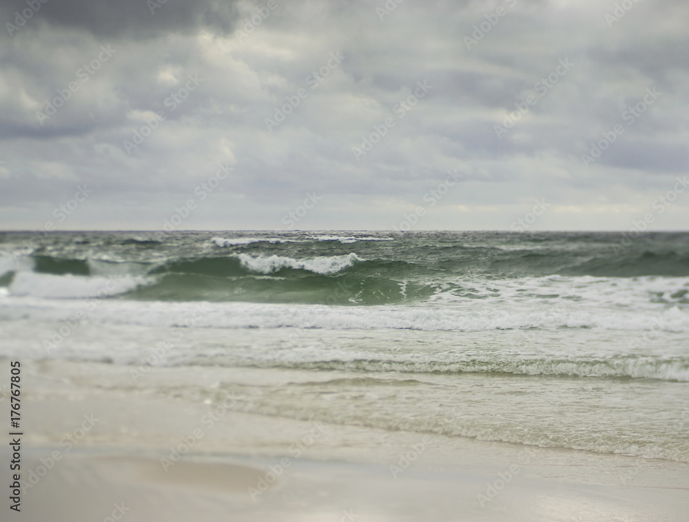 Dreamlike Stormy Gulf Coast Seascape