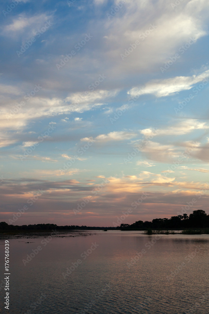 Okavango river, Okanvango delta,  Botswana