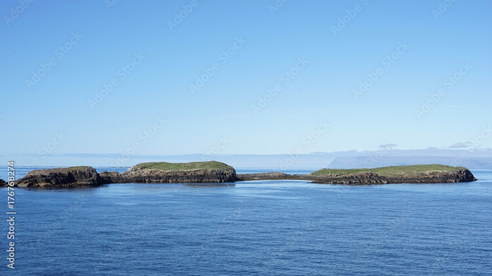 Fähre über den Breidafjördur zu den Westfjorden / Landschaft West-Island