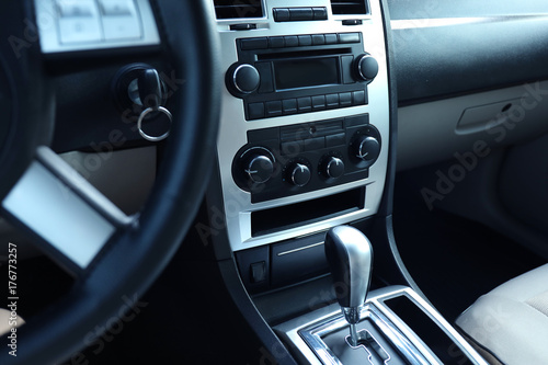 Control panel of car, closeup © Africa Studio