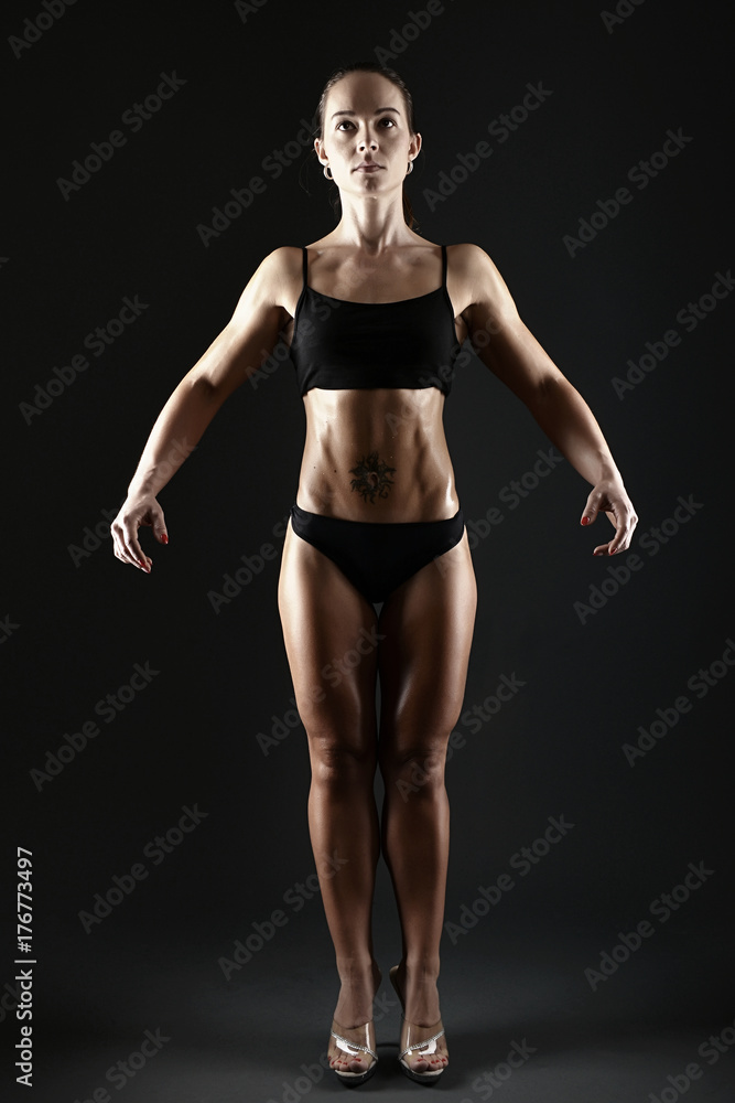 Young beautiful fitness girl Young beautiful fitness girl