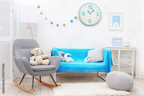 Beautiful interior of child...