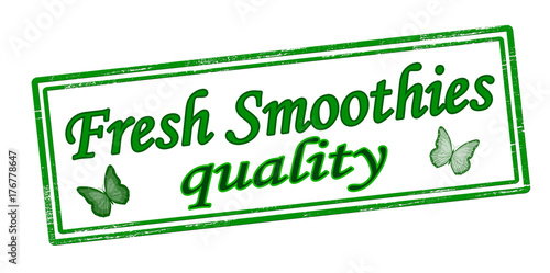 Fresh smoothies quality photo