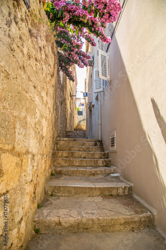 Street scene in Croatia photo