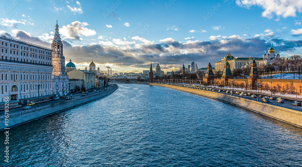 Obraz premium Moscow River