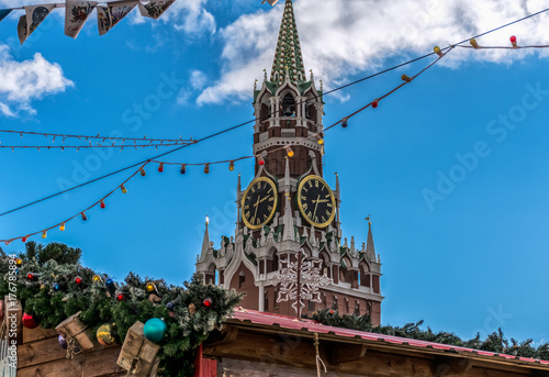 Canvas Print Tower Moscow Kremlin Red Square
