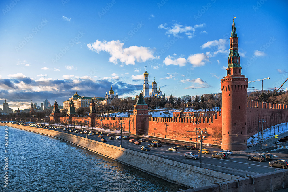 Obraz premium the towers of Kremlin