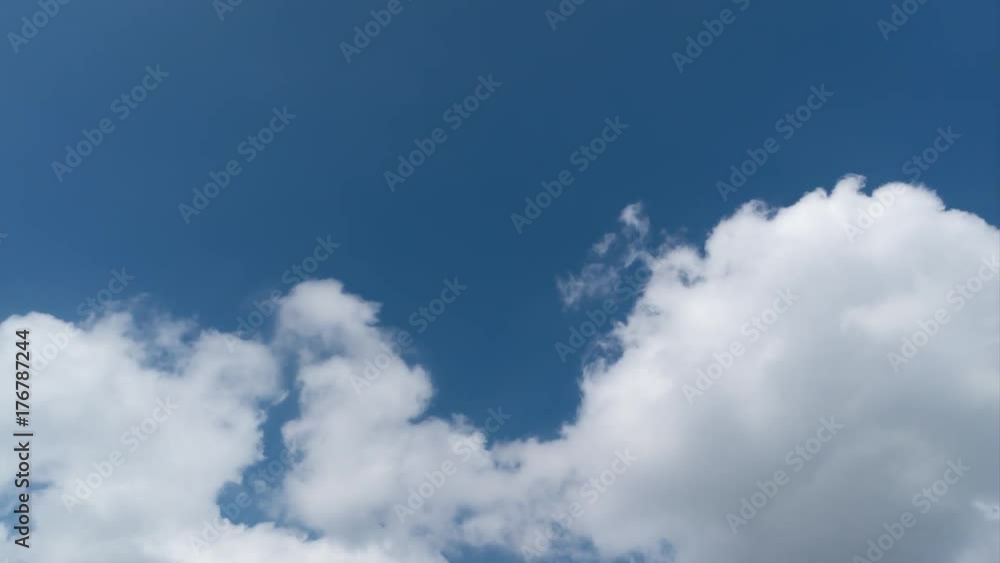 Moving clouds in the blue sky, time lapse, 4k Moving clouds in the blue sky, time lapse, 4k