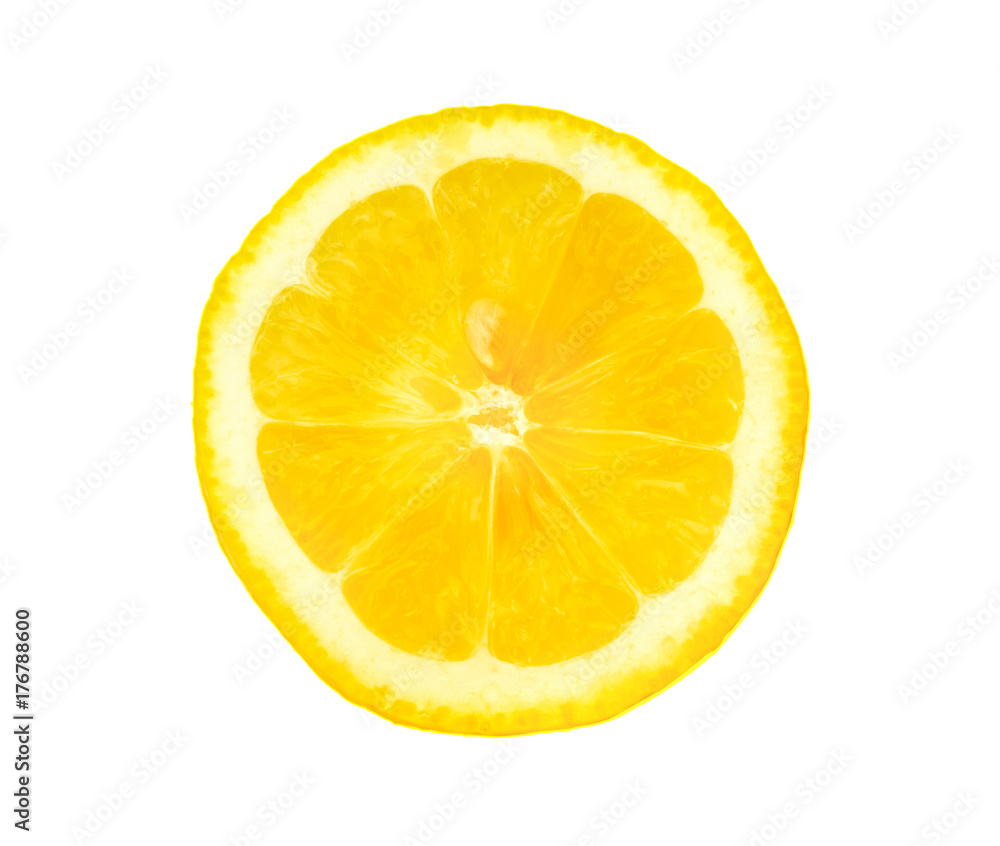 lemon slice, saved with clipping path lemon slice, saved with clipping path