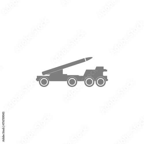 Missile truck icon