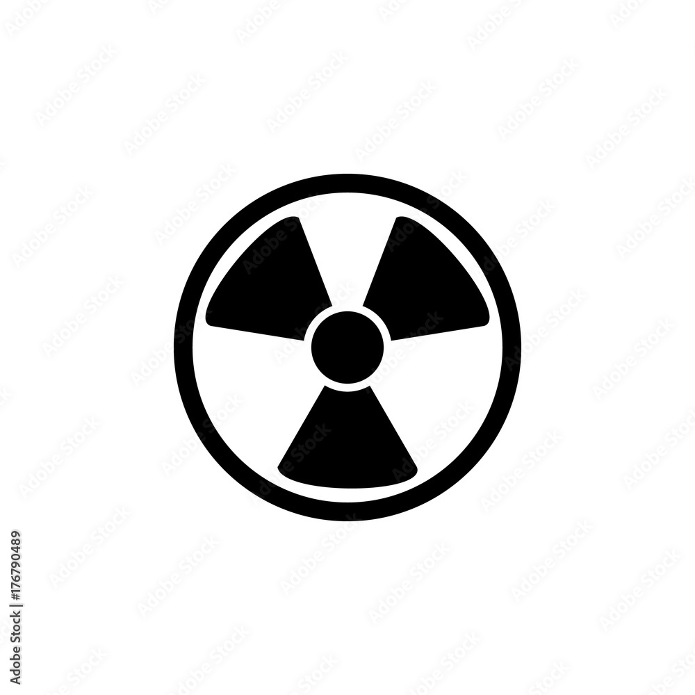 radiation symbol icon radiation symbol icon