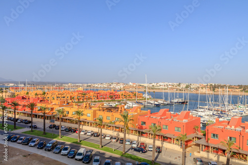 Vista da Marina de Portimão no Algarve