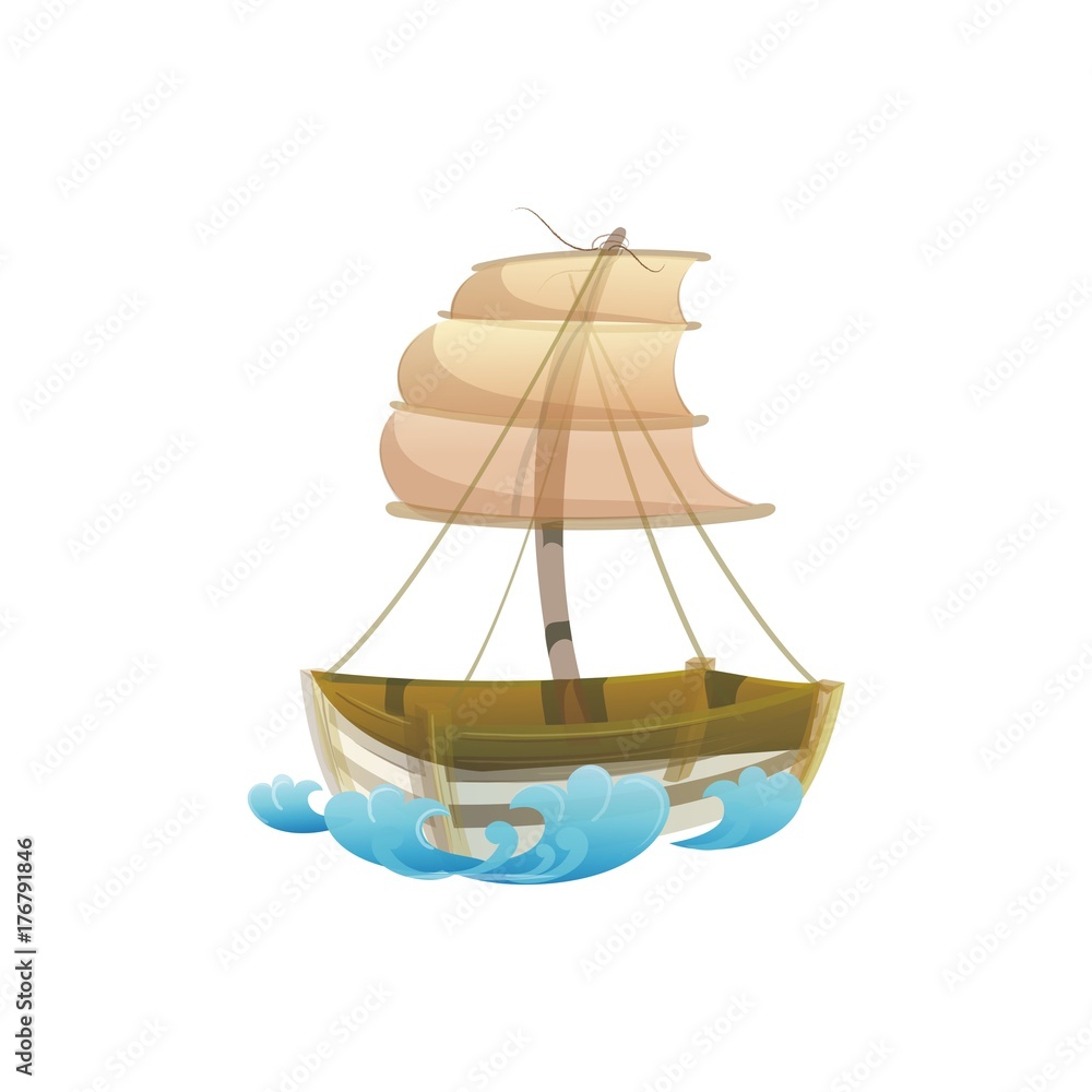 Naklejka premium Boat