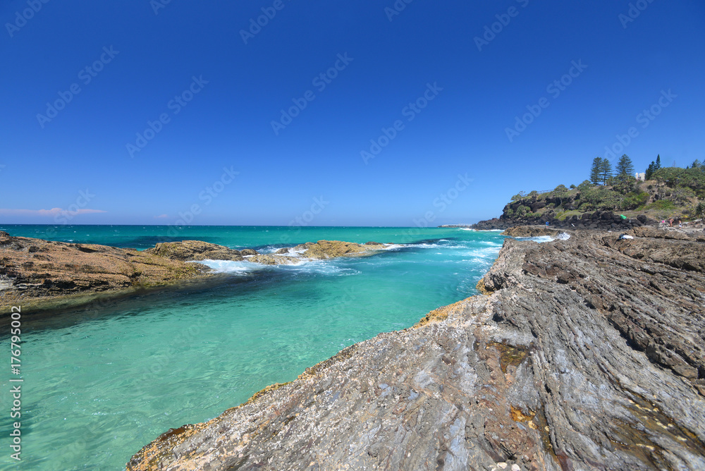Fototapeta premium Snapper Rocks, Australia
