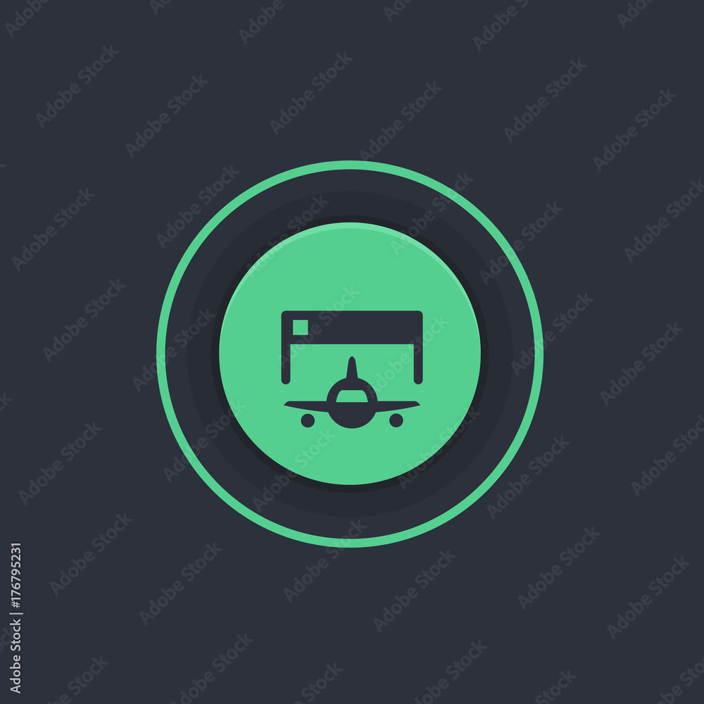 Modern Circle App Button Modern Circle App Button