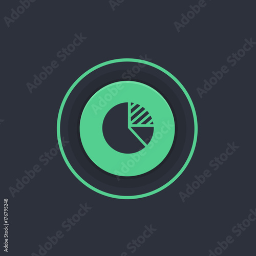 Modern Circle App Button