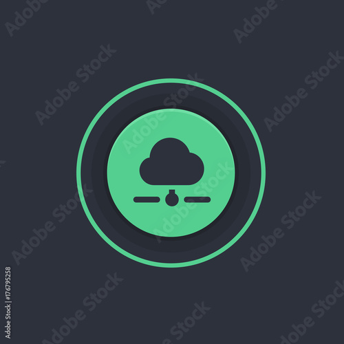 Modern Circle App Button