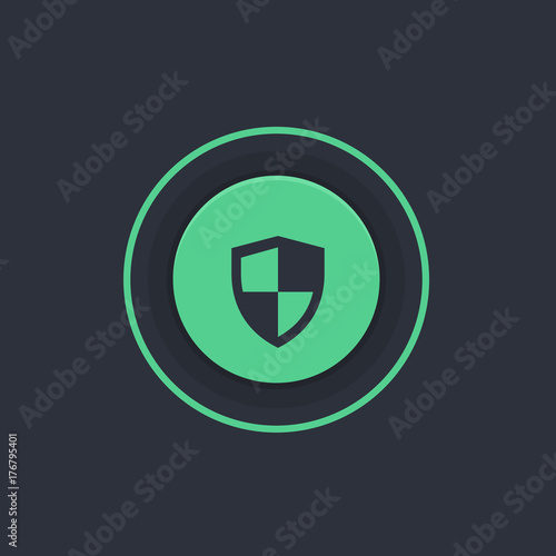 Modern Circle App Button