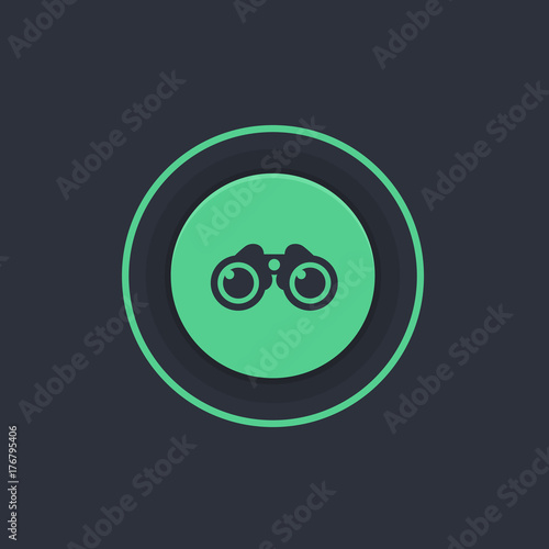 Modern Circle App Button