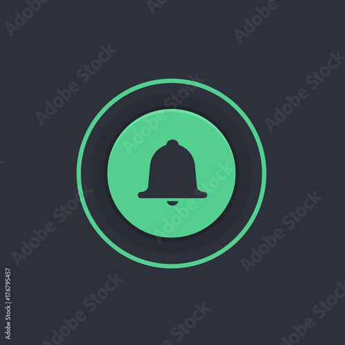 Modern Circle App Button