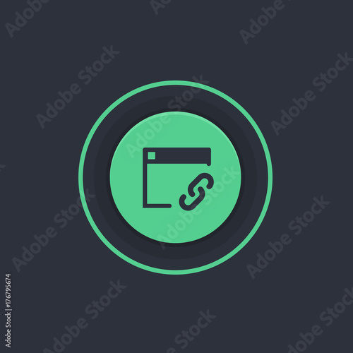 Modern Circle App Button