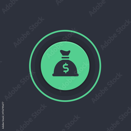 Modern Circle App Button