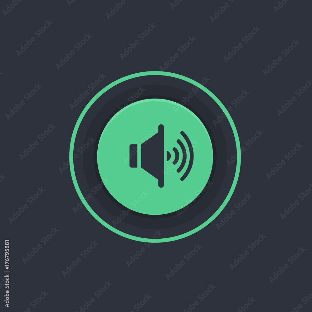 Modern Circle App Button Modern Circle App Button