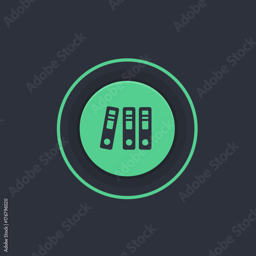 Modern Circle App Button