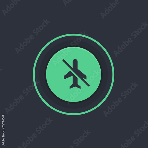 Modern Circle App Button