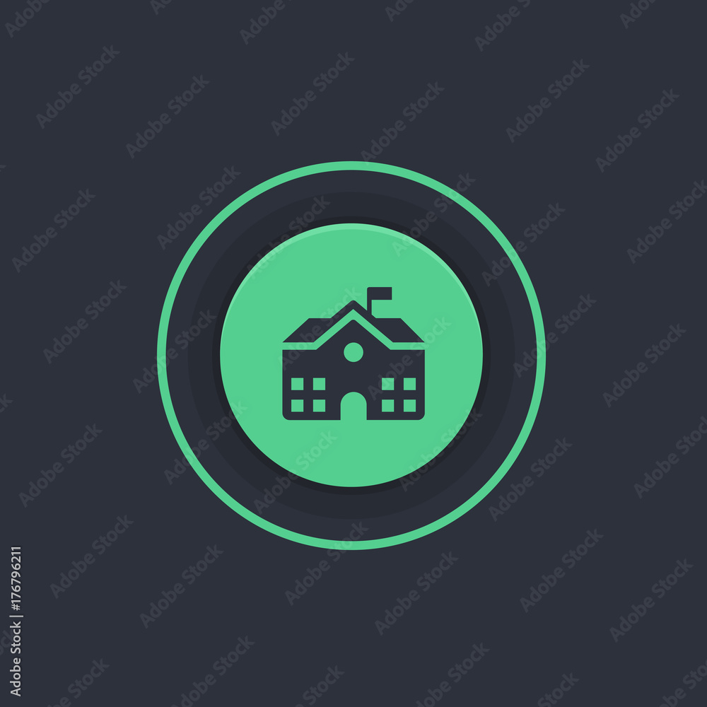 Modern Circle App Button Modern Circle App Button